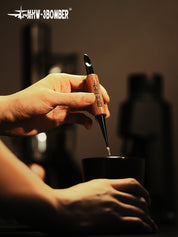 MHW-3BOMBER Coffee Art Needle 152mm (Black & Red Rosewood)