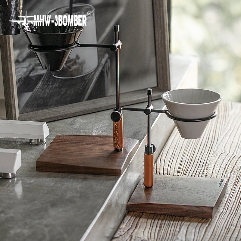 MHW-3BOMBER Coffee Dripper Stand walnut