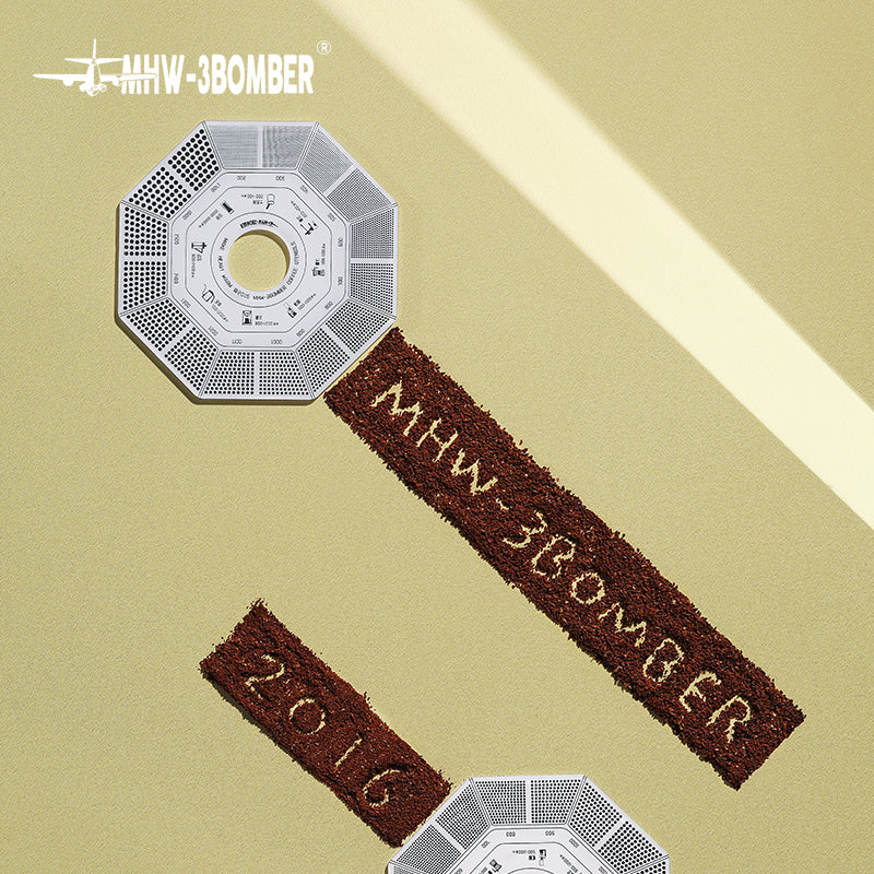 MHW-3BOMBER Coffee Ground Measuring card