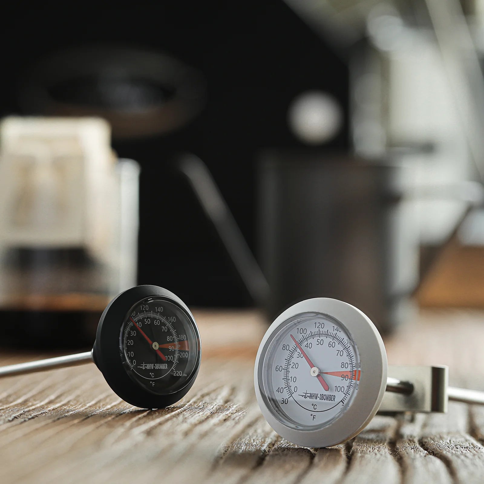MHW-3BOMBER 0 to 100℃ Dial Thermometer - Black