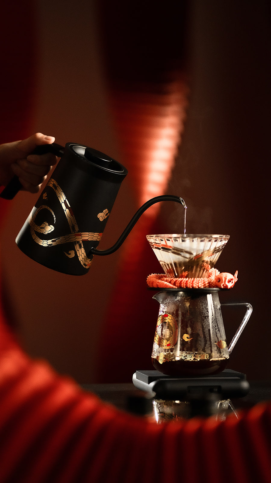 MHW-3BOMBER Elf Glass Coffee Dripper - Year of the Snake Limited Edition