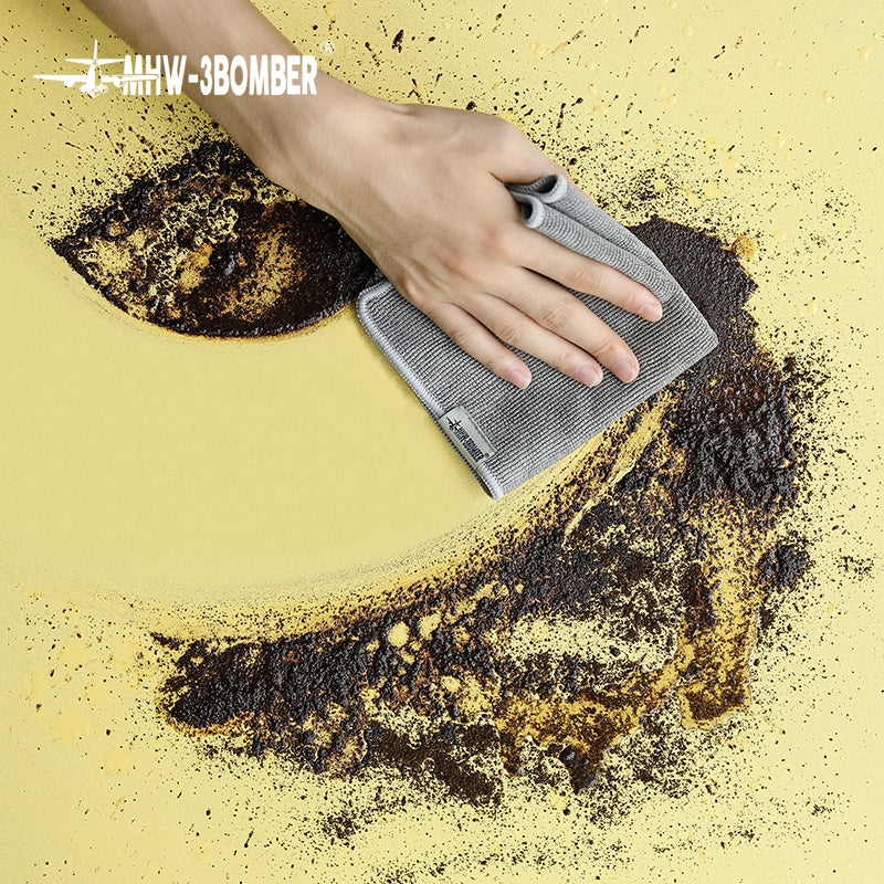 MHW-3BOMBER Four Towels Set 2 grey + 2 dark blue