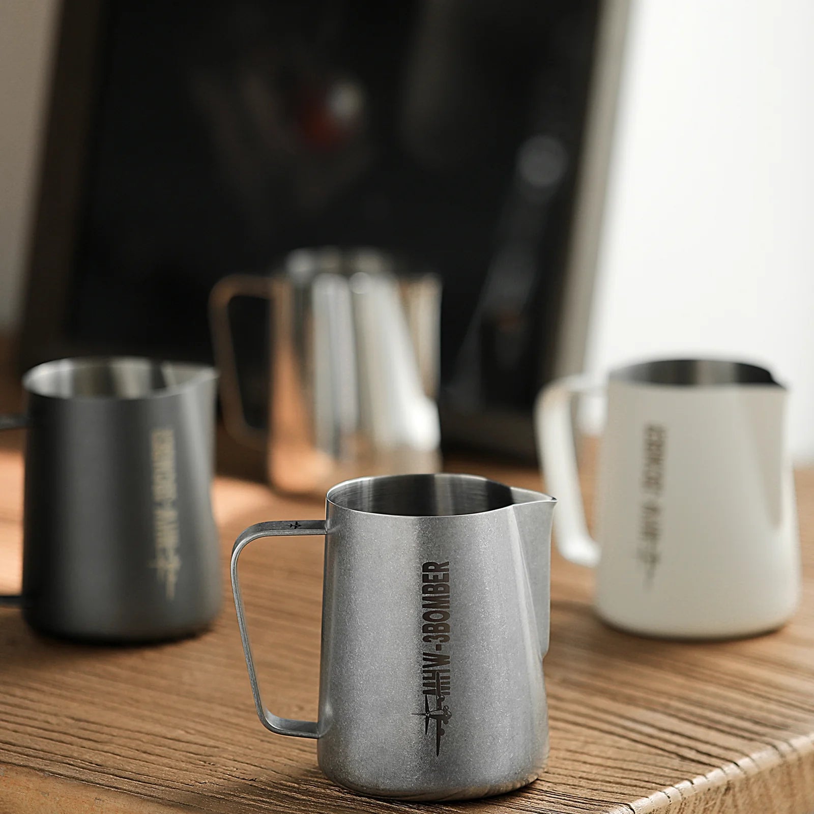 MHW-3BOMBER Milk Pitcher 3.0 Silver Spot