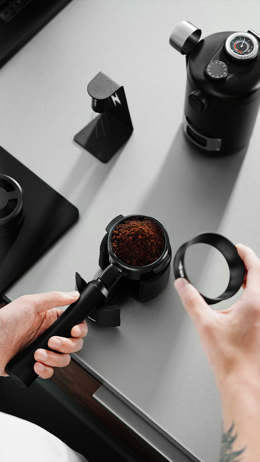 MHW-3BOMBER Astra Collection Bottomless Portafilter - 58mm universal