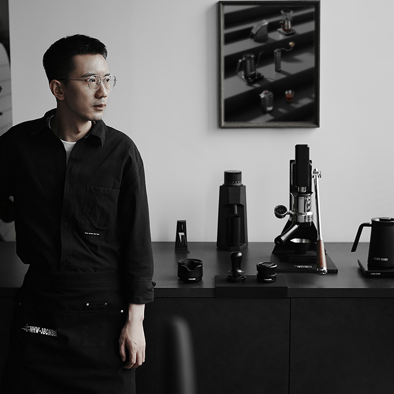 MHW-3BOMBER Astra Collection Portafilter Holder 51-58mm Universal