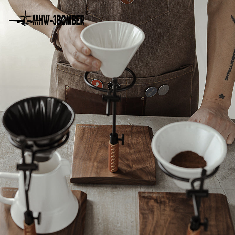 MHW-3BOMBER Coffee Dripper Stand walnut