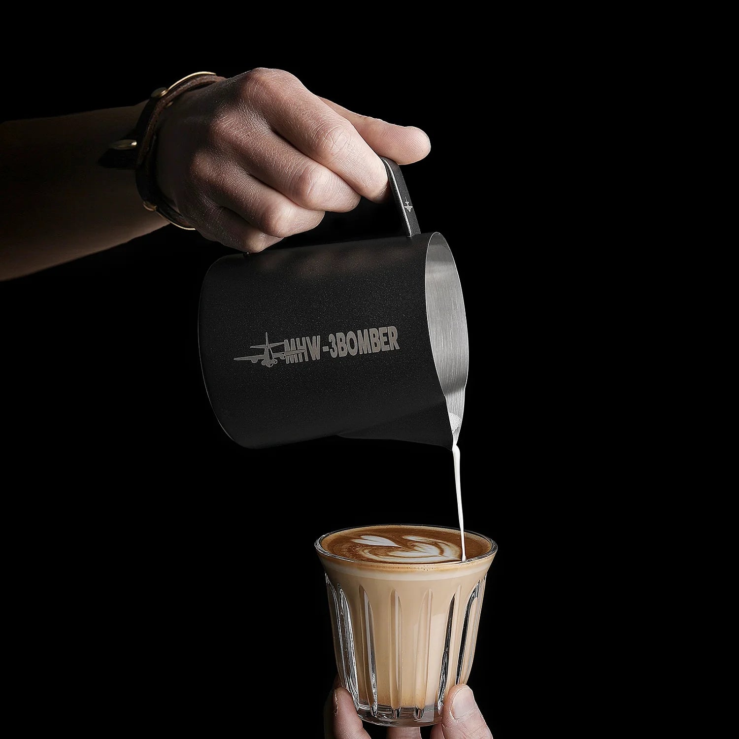MHW-3BOMBER Milk Pitcher 5.0 Matte Black