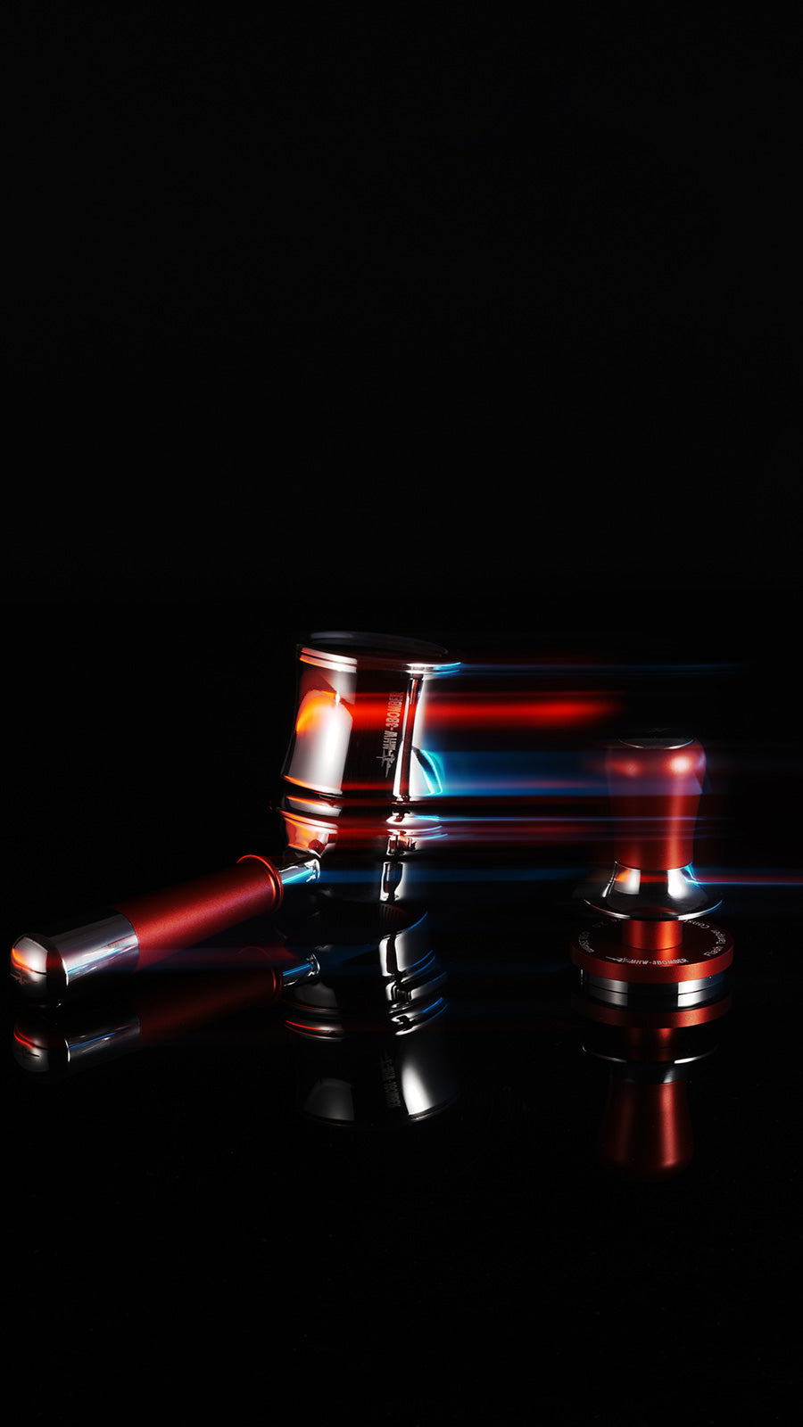 MHW-3BOMBER FlowLight Collection Bottomless Portafilter 58mm