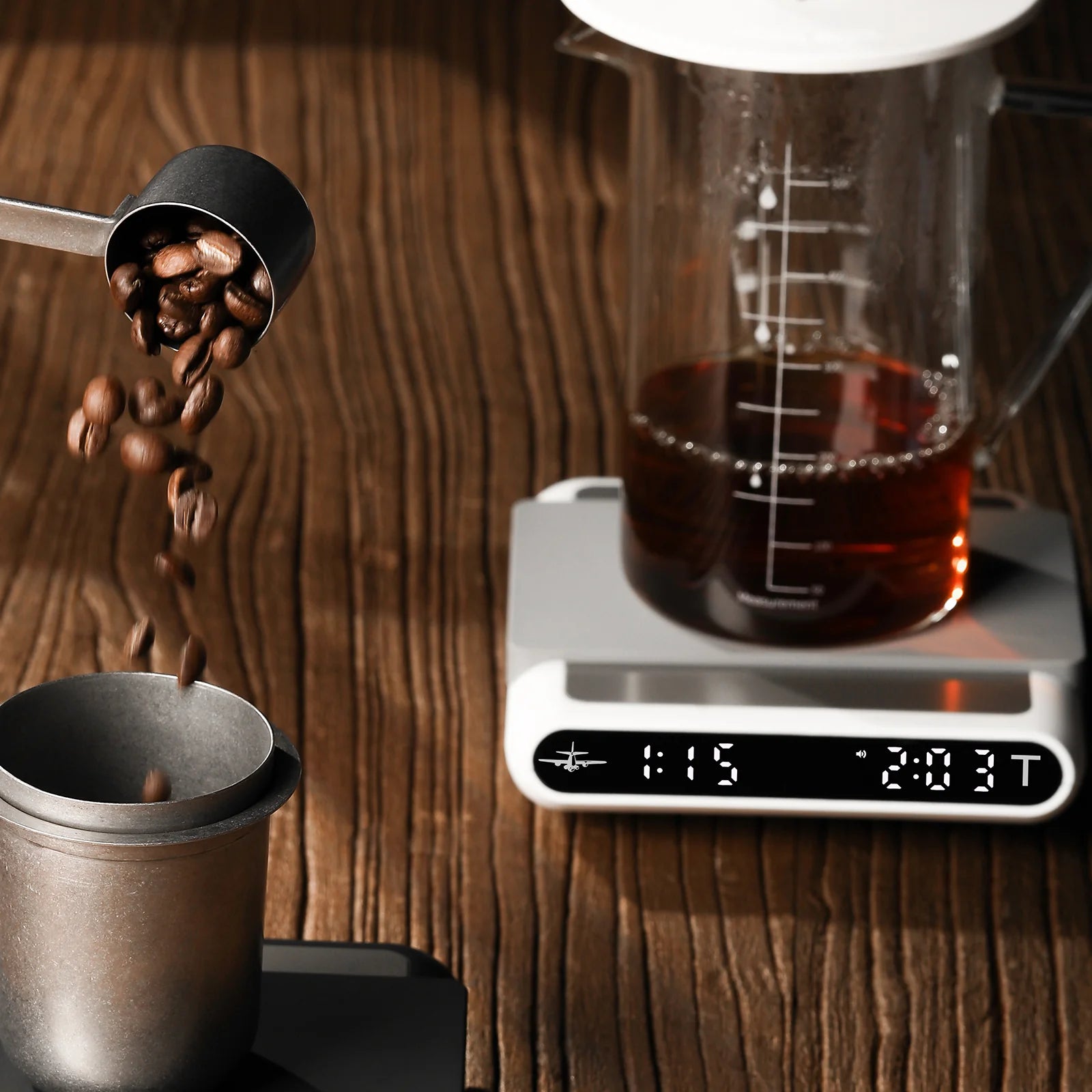 MHW-3BOMBER Formula Smart Coffee Scale 130*150*28mm