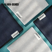 MHW-3BOMBER Four Towels Set 2 grey + 2 dark blue