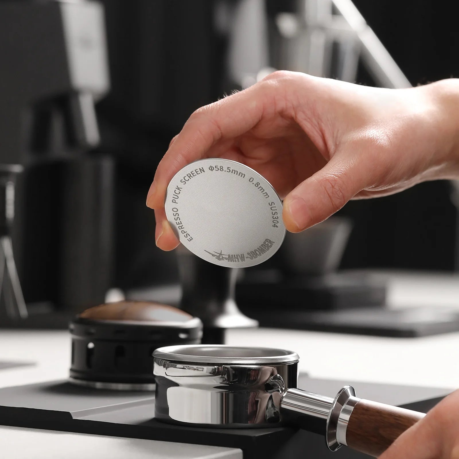 MHW-3BOMBER Espresso Puck Screen