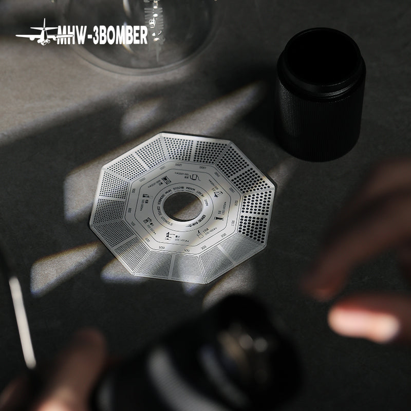 MHW-3BOMBER Coffee Ground Measuring card