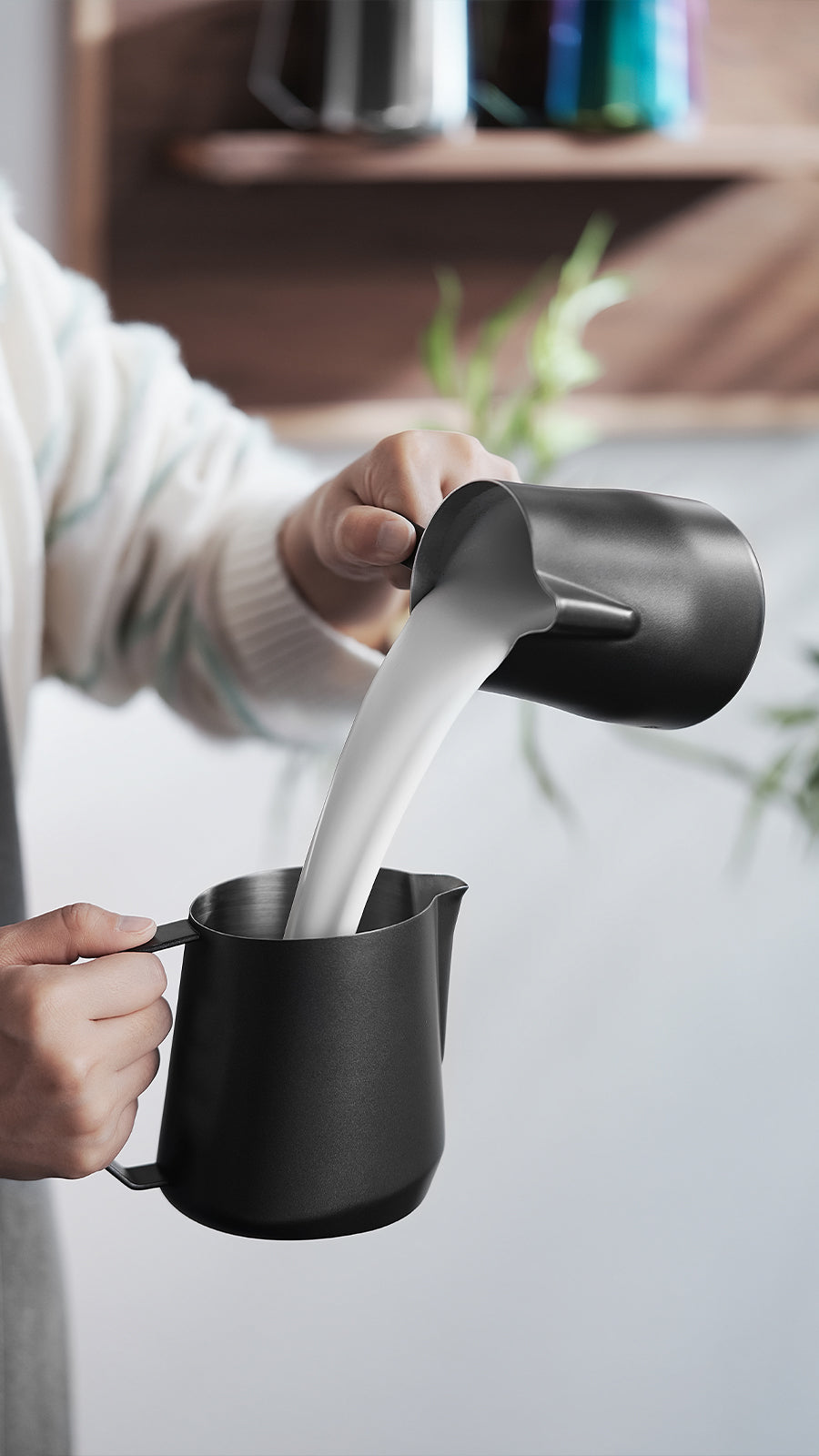 MHW-3BOMBER GT Milk Pitcher Silver