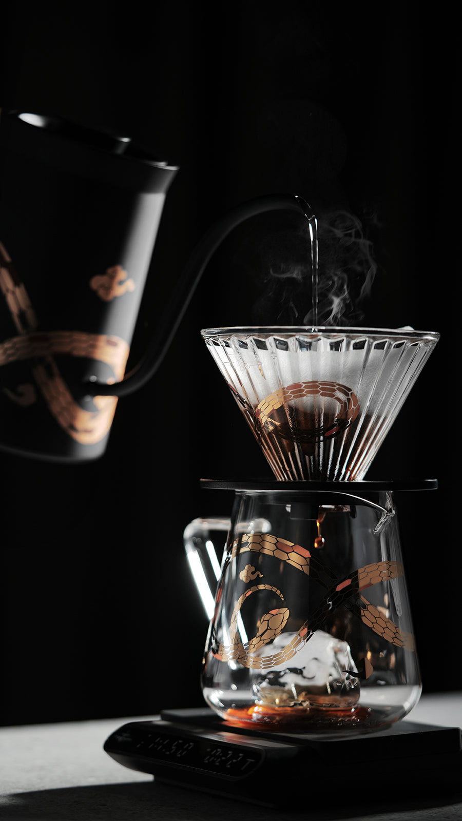 MHW-3BOMBER Elf Glass Coffee Dripper - Year of the Snake Limited Edition