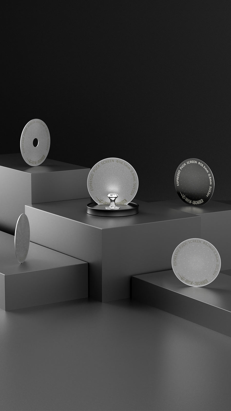 MHW-3BOMBER Espresso Puck Screen - 58.5mm(0.2mm)