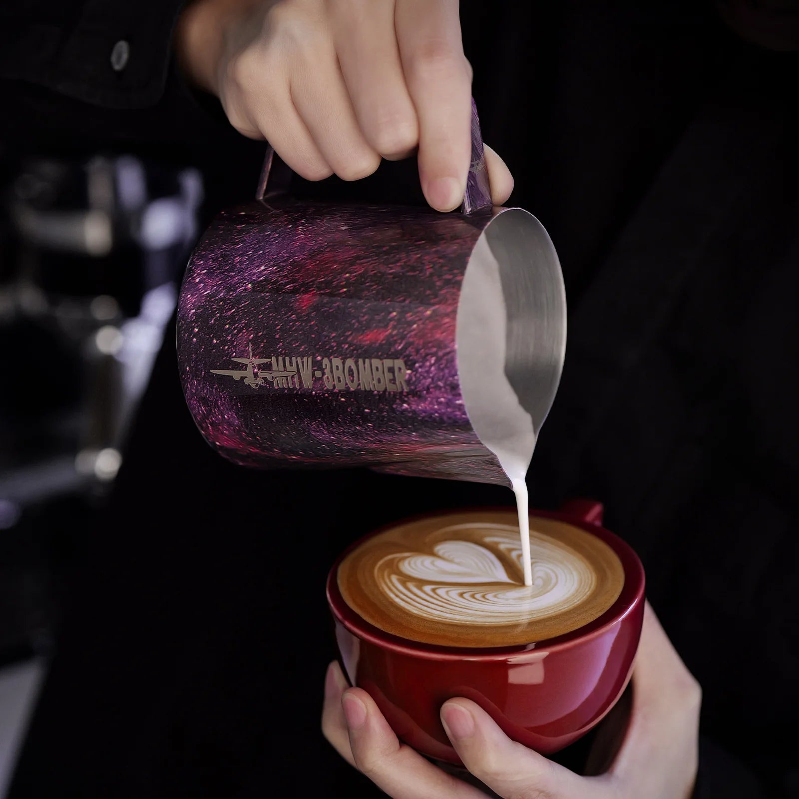 MHW-3BOMBER Milk Pitcher 3.0 Round Spout Purple