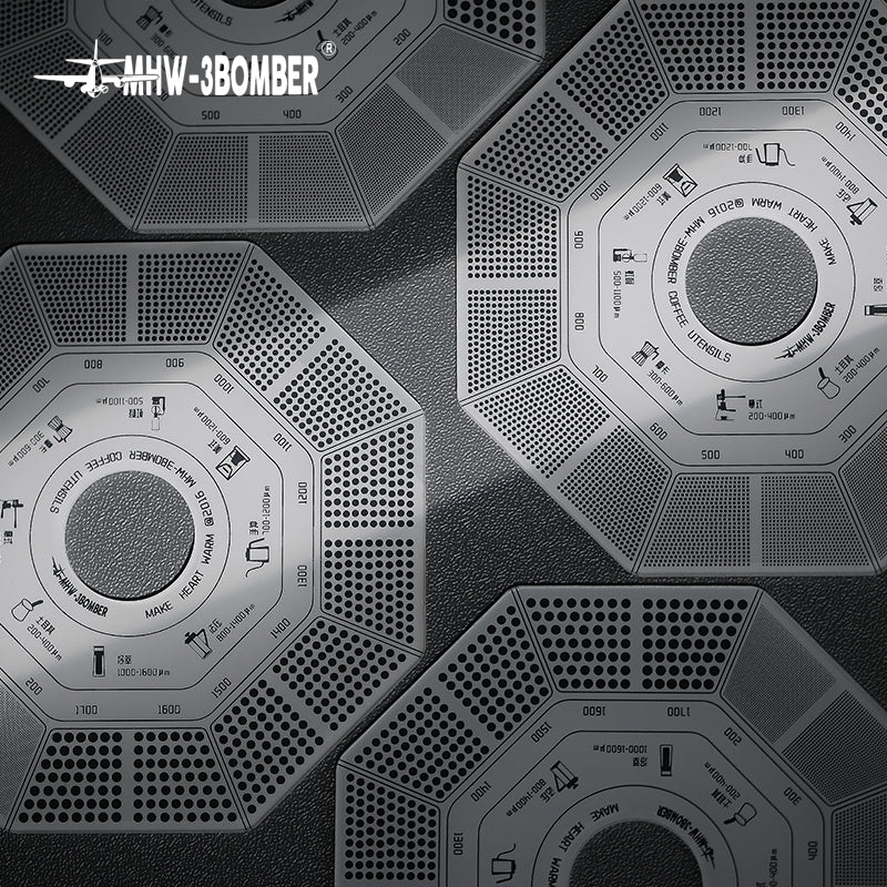 MHW-3BOMBER Coffee Ground Measuring card