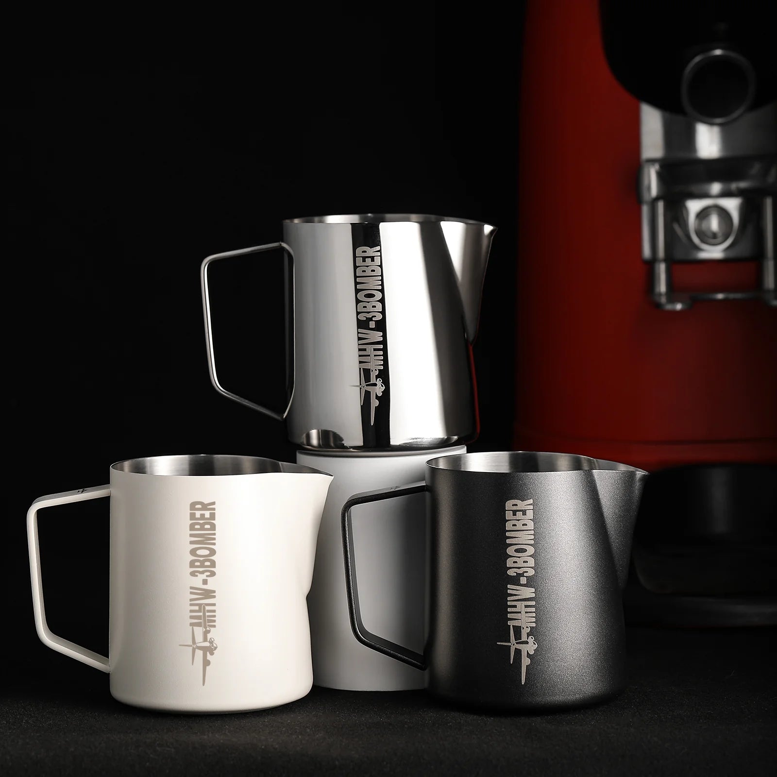MHW-3BOMBER Milk Pitcher 3.0 Matte Black