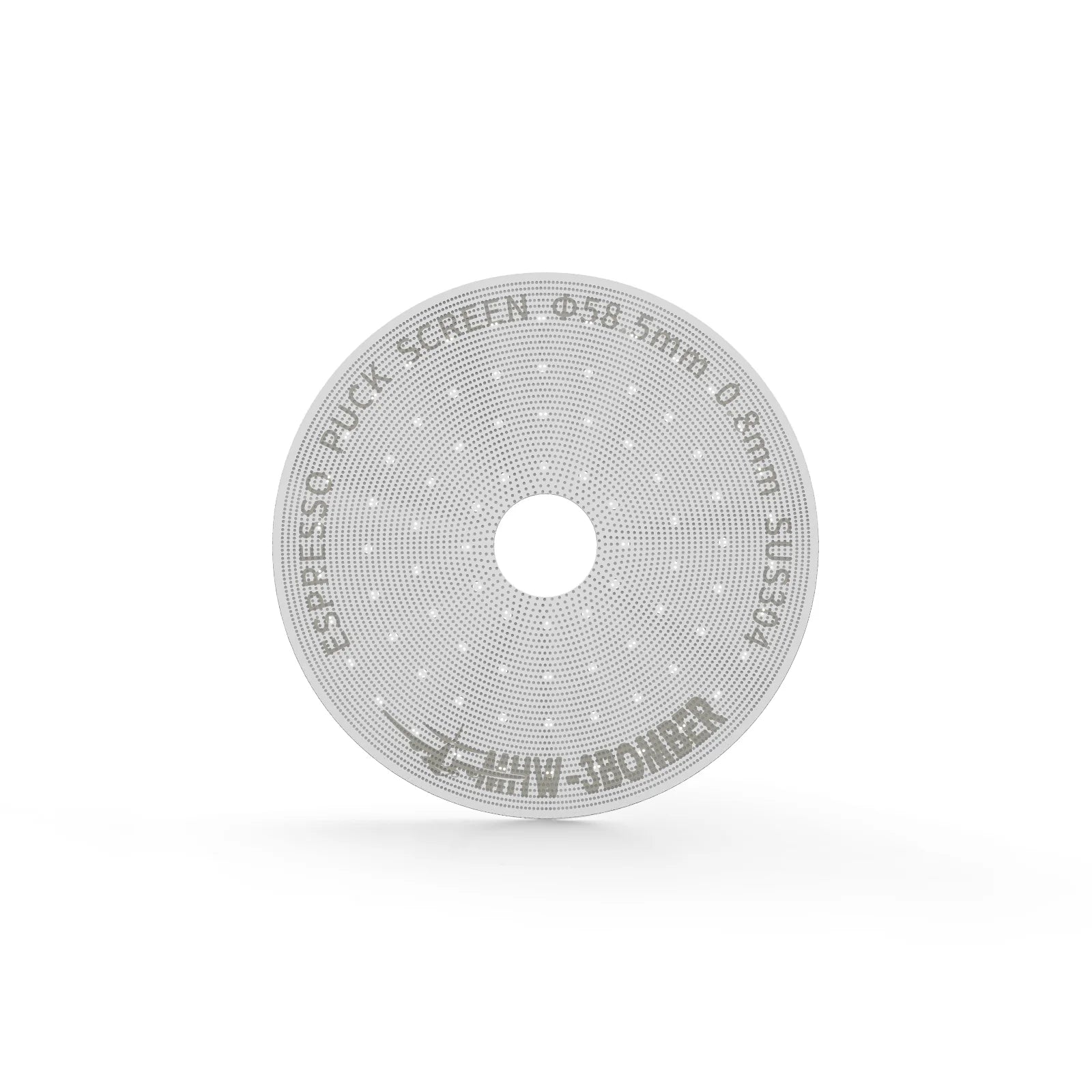 MHW-3BOMBER Espresso Puck Screen With Round Hole