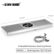 MHW-3BOMBER Steel Cup Rinser 19.5*59.5cm