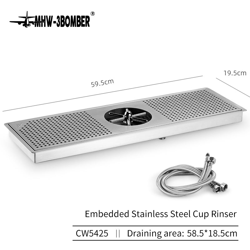 MHW-3BOMBER Steel Cup Rinser 19.5*59.5cm