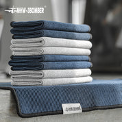 MHW-3BOMBER Four Towels Set 2 grey + 2 dark blue