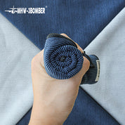 MHW-3BOMBER Four Towels Set 2 grey + 2 dark blue