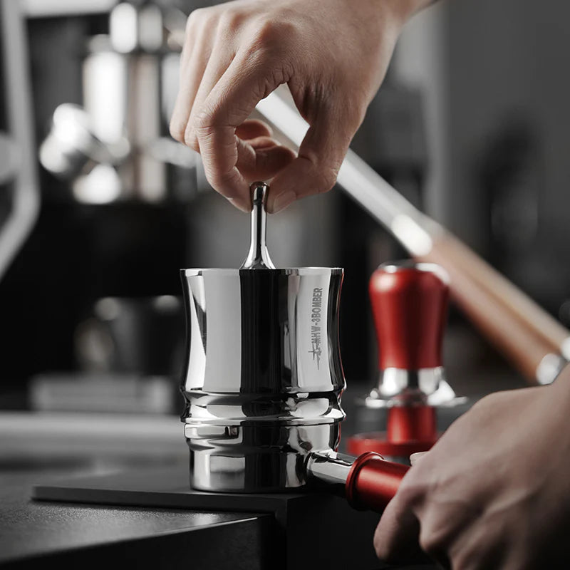 MHW-3BOMBER FlowLight Collection Stainless Steel Dosing Funnel 58mm