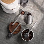 MHW-3BOMBER Long Stainless Steel Silver Measuring Spoon